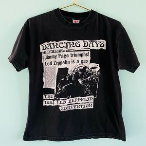 Vintage Led Zeppelin Band Shirt Convention 1994 RARE Page Plant Bonham